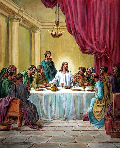 pics of the last supper painting